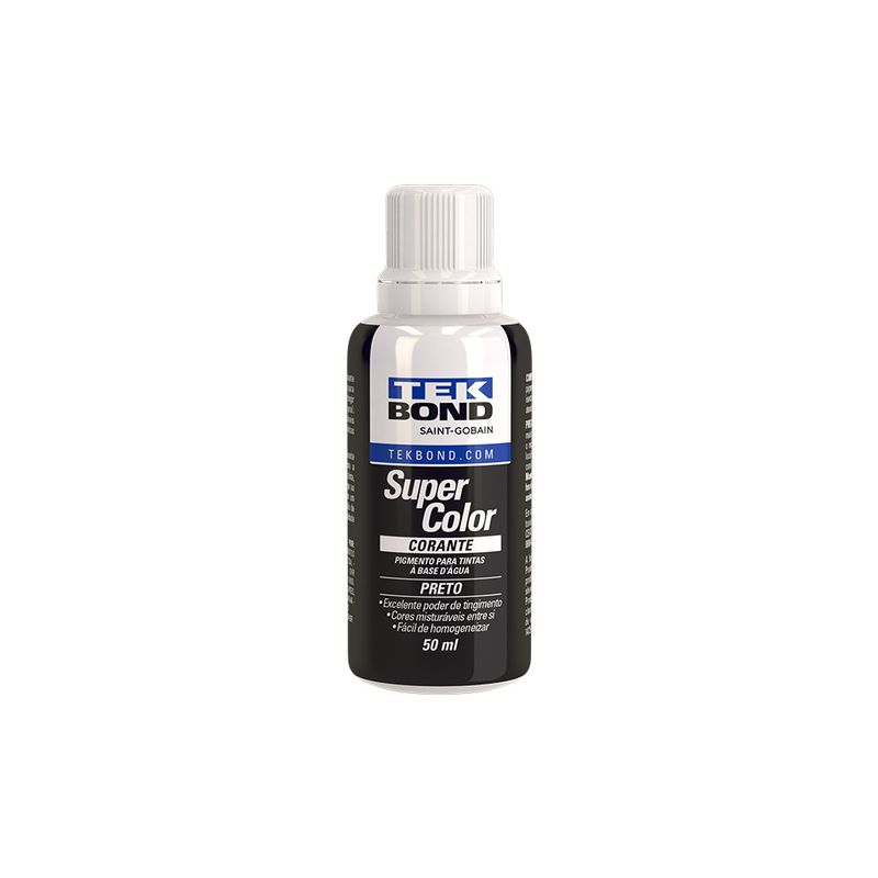 Corante Pigmento Tingidor 50ml Preto Xadrez Hx Tekbond