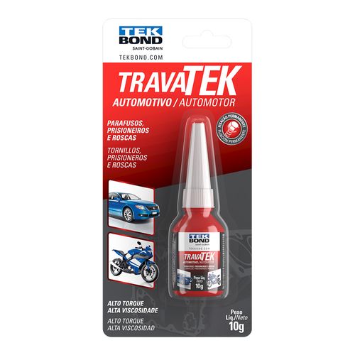 Trava Tek Parafusos 10G - Blíster - Tekbond