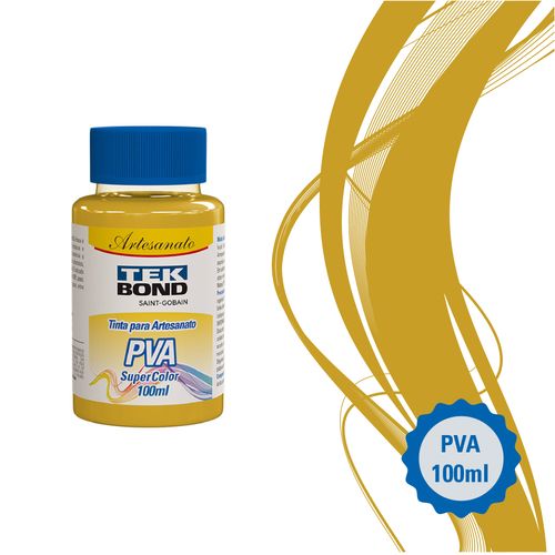 Tinta PVA Super Color Amarelo Smile 100ml - Tekbond