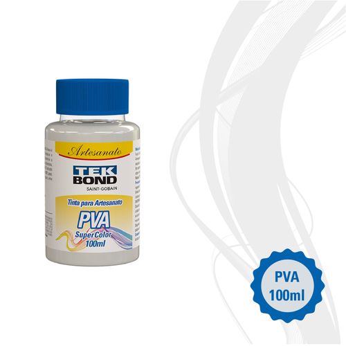 Tinta PVA Super Color Branco 100ml - Tekbond