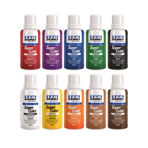 Kit Com 10 Corantes - Todas As Cores