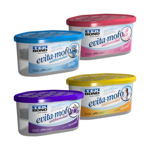 Kit Com 4 Evita Mofos De Pote 200G - Todas As Fragâncias