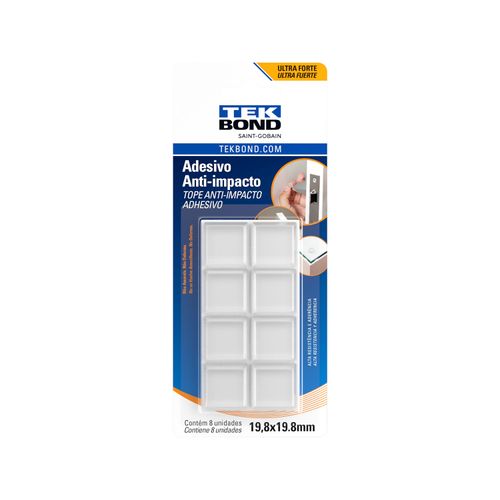 Adesivo Protetor Anti Impacto - Bumper Quadrado G - Tekbond