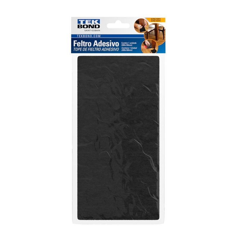 Feltro-Protetor-Adesivo-Retangular-Preto-200Mm-X-100Mm---Tekbond-TB-23901020000