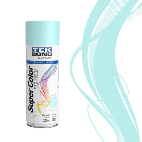 Tinta Spray Uso Geral Azul Claro 350ml 250G - Tekbond