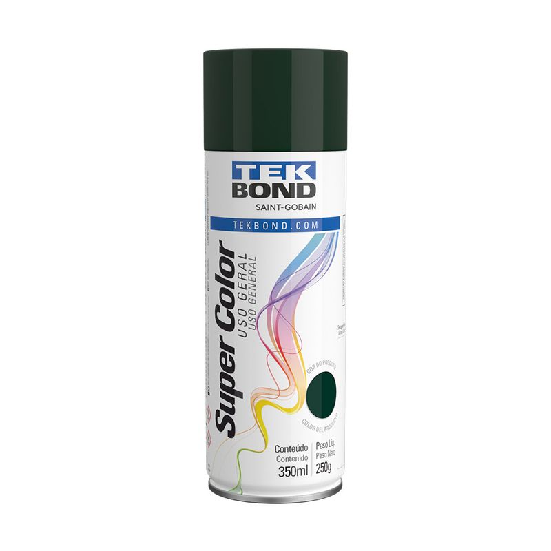 Tinta-Spray-Uso-Geral-Verde-Escuro-350Ml-250G---Tekbond-TB-23151006900