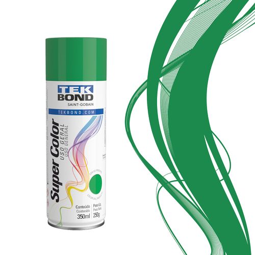Tinta Spray Uso Geral Verde 350ml 250G - Tekbond