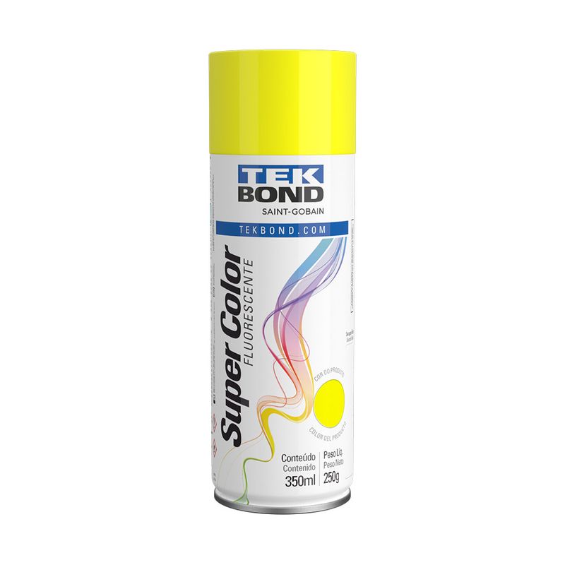 Tinta-Spray-Fluorescente-Amarelo-350Ml--250G---Tekbond-TB-23221006900