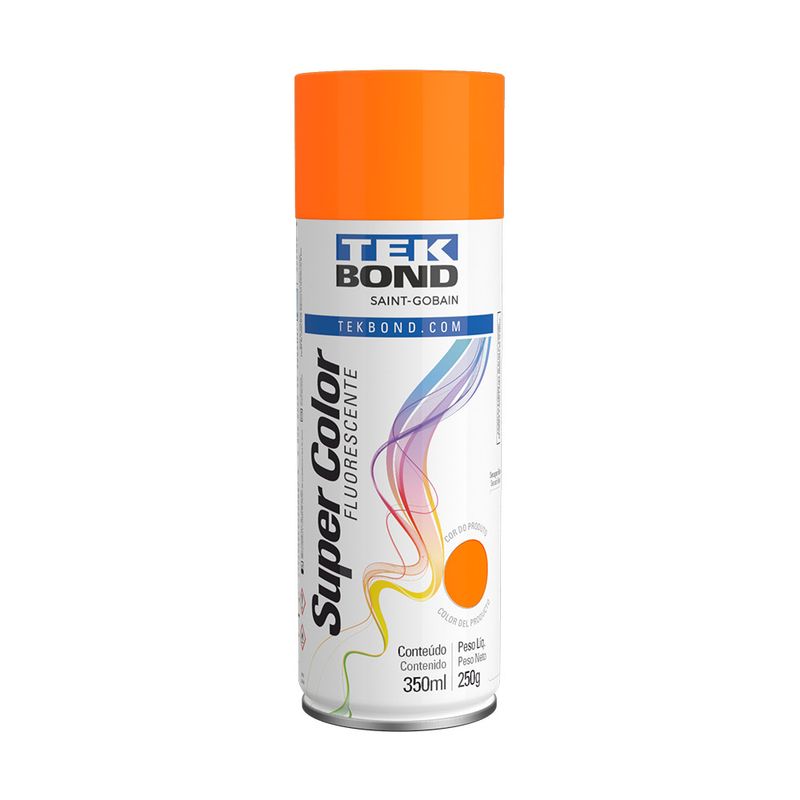 Tinta-Spray-Fluorescente-Laranja-350Ml--250G---Tekbond-TB-23231006900