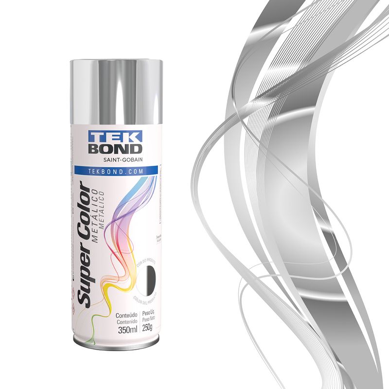 Tinta-Spray-Metalico-Cromado-350Ml-250G---Tekbond-TB-23281006900