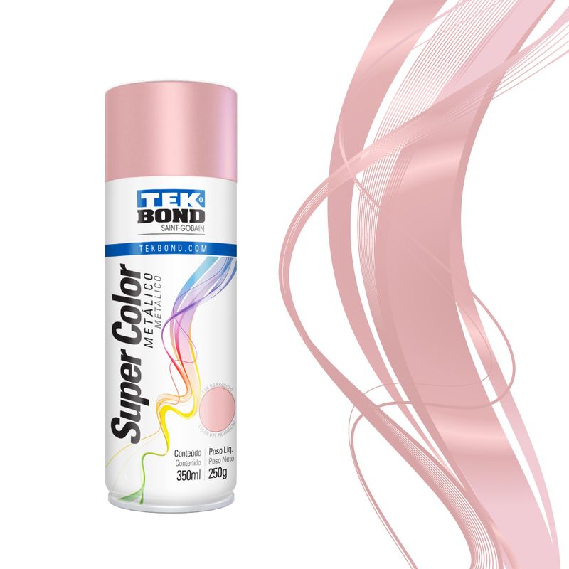 Tinta-Spray-Metalico-Rosa-Millennial-350Ml-250G---Tekbond-TB-23391006900