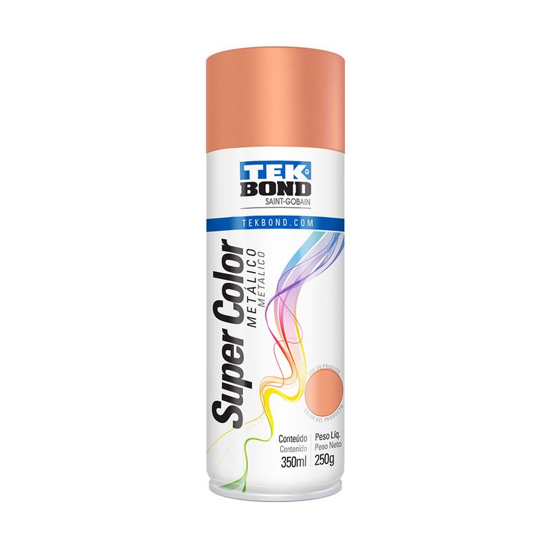 Tinta-Spray-Metalico-Cobre-Rose-350Ml-250G---Tekbond-TB-23401006900