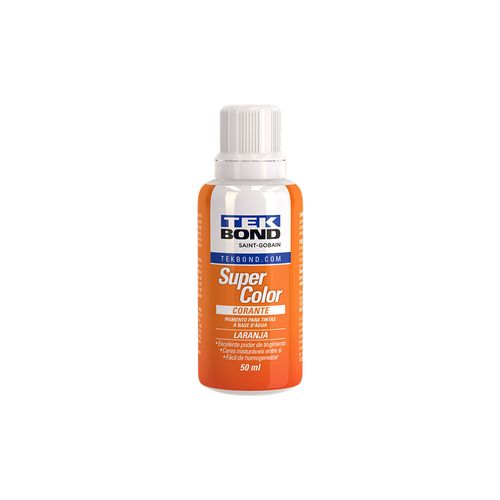 Corante Líquido Super Color 50ml Laranja - Tekbond