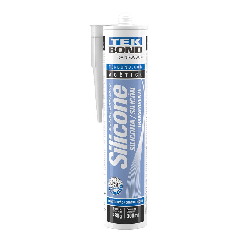 Silicone-Acetico-Transparente-280G---Cartucho---Tekbond-TB-22034002000