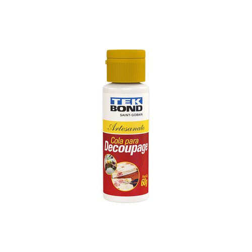 Cola Para Decoupage Artesanato 60G  Frasco - Tekbond